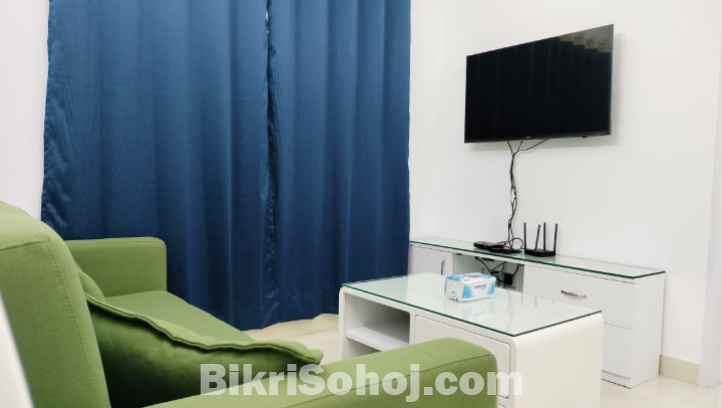 2-Room Furnished Apartment in Bashundhara R/A